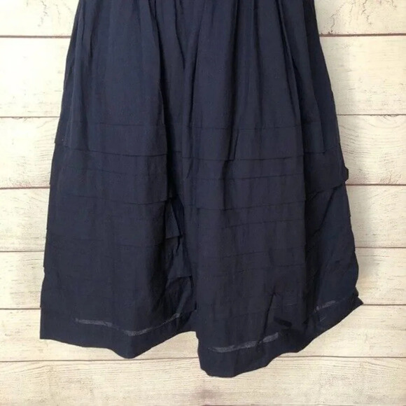 Anthropologie Maeve Height of Summer Dress NAVY 2 - Picture 5 of 11
